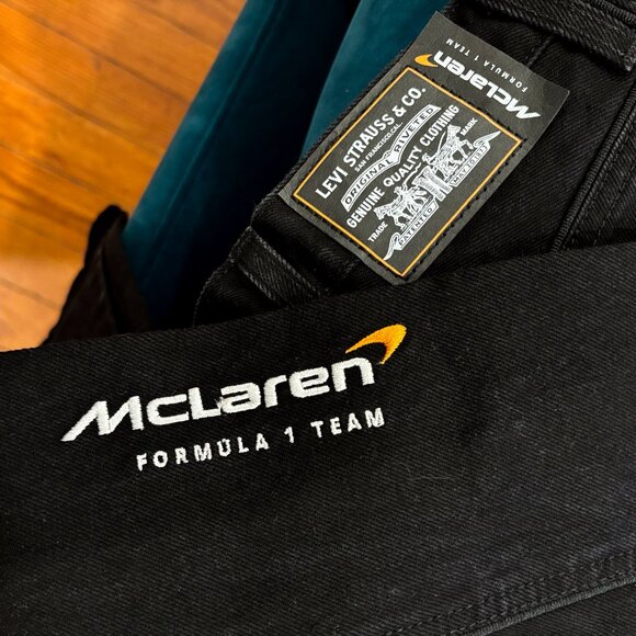 Levi's x McLaren Formula 1 Jeans - Black - Women's Size: 25 - Picture 6 of 9